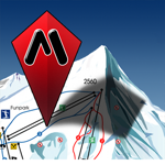 GPS on ski map by Maprika на пк