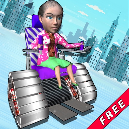 Granny Stunt Racing - Fun Granny Racing For Kids icon