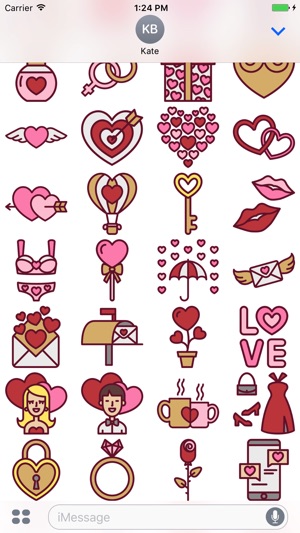 Romance Stickers - Love for Valentine's Day 2017(圖4)-速報App