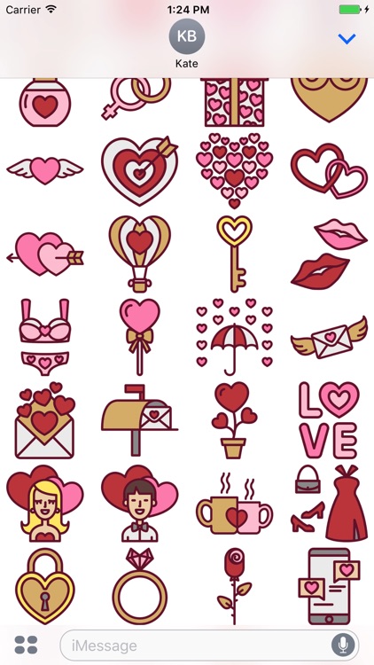 Romance Stickers - Love for Valentine's Day 2017 screenshot-3