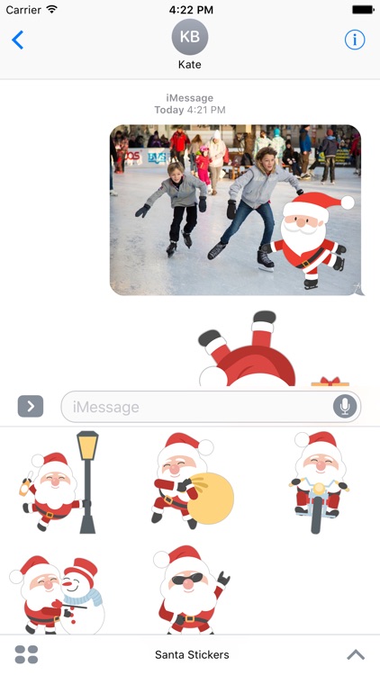 Cute Santa Claus - Adorable Stickers and Emojis