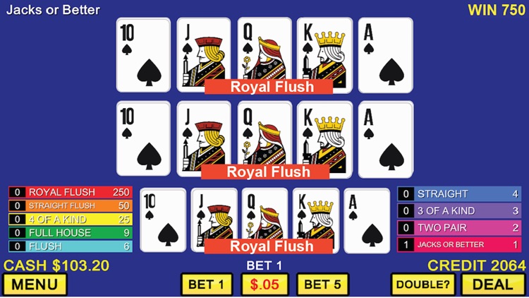 Triple Play Video Poker