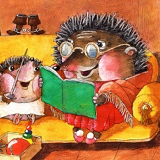 Activities of Hedgehog Mom! Preschool Children Learn their ABC