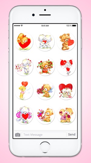 Teddy Bear I Love You Sticker Pack(圖3)-速報App