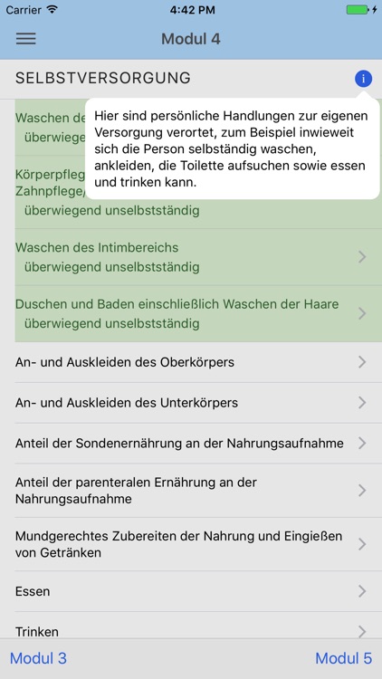 Pflegegradrechner screenshot-3