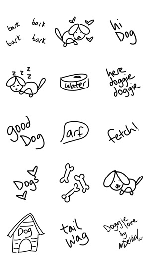 Dog sticker - puppy animal stickers for iMessage(圖3)-速報App