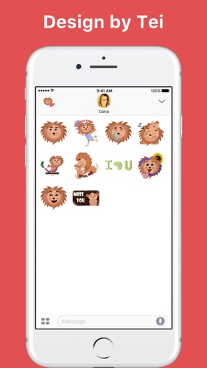 Lion stickers by Tei Tai(圖2)-速報App