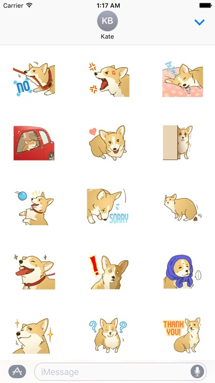 Cute Corgi Dogs Stickers Packs