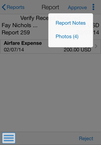 Expense Approval Phone JDEE1 screenshot 4