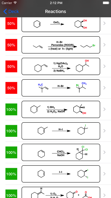 How to cancel & delete Organic Reaction Flashcards from iphone & ipad 3