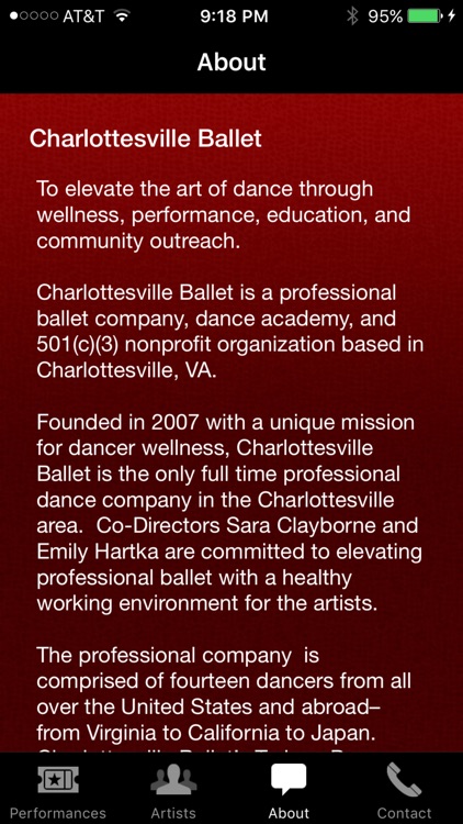 Charlottesville Ballet screenshot-3