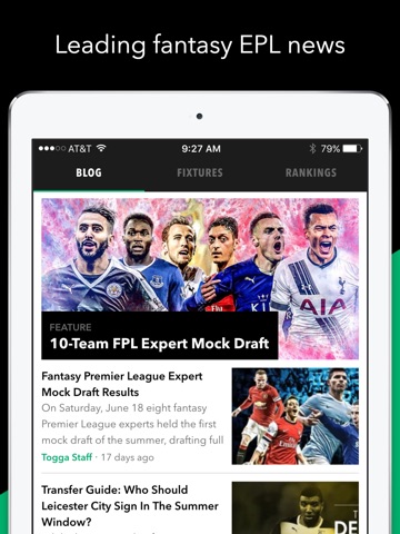 Togga - Draft Fantasy Soccer for Premier League screenshot 3