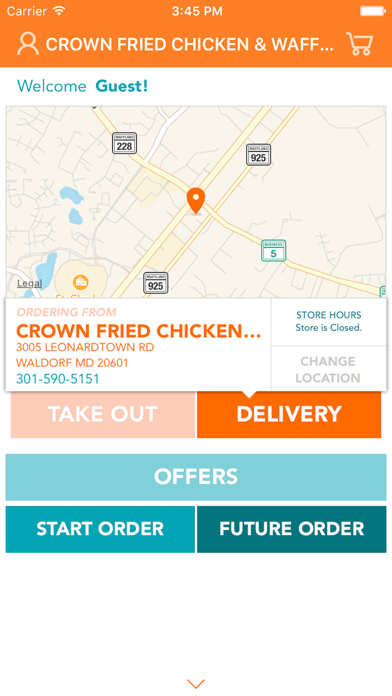 Crown Chicken & Waffle screenshot 2