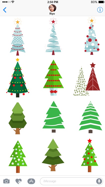 Christmas Tree Animated Stickers!