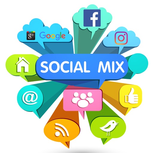 Social Mix : All Social media here Icon