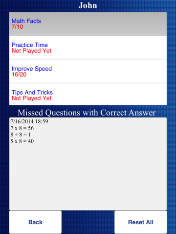 Everyday Math Facts Pracise Master for Homeschool screenshot 4