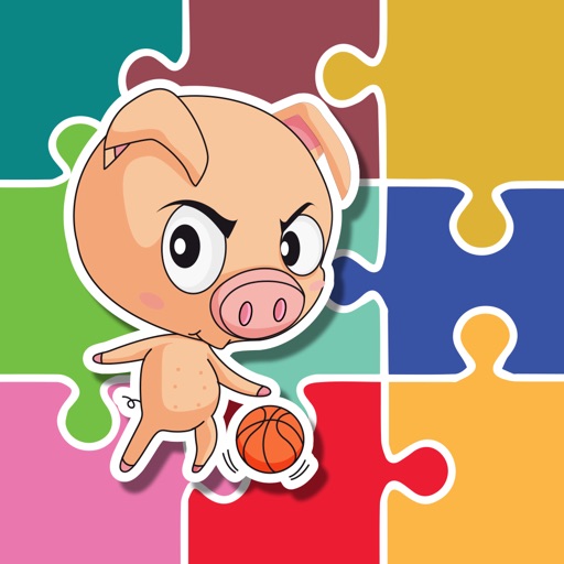 My Happy Pep Pigs Jigsaw Puzzle for Kids Icon