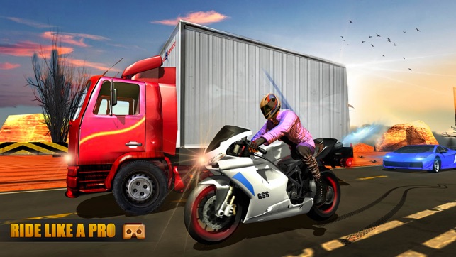 VR Highway Moto Bike Racer(圖2)-速報App