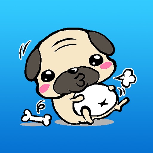 Pug is So Cute Puppy Icon