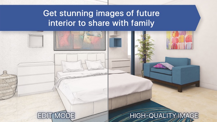 3D Bedroom for IKEA: Room Interior Design Planner