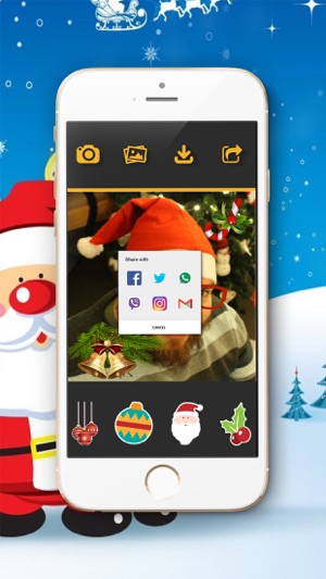 Christmas Stickers - Decorate Your Selfies(圖4)-速報App