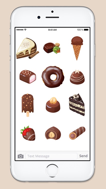 Chocoholic Chocolate Lover Sticker Pack screenshot-4