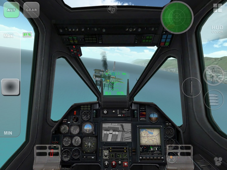 Black Shark HD - Combat Gunship Flight Simulator screenshot-3