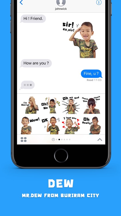 DEW Stickers for iMessage screenshot-3