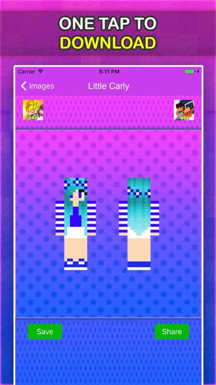 Little Carly Skins For Minecraft Pocket Edition screenshot-3
