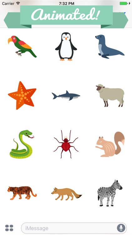 Animated Animal Stickers