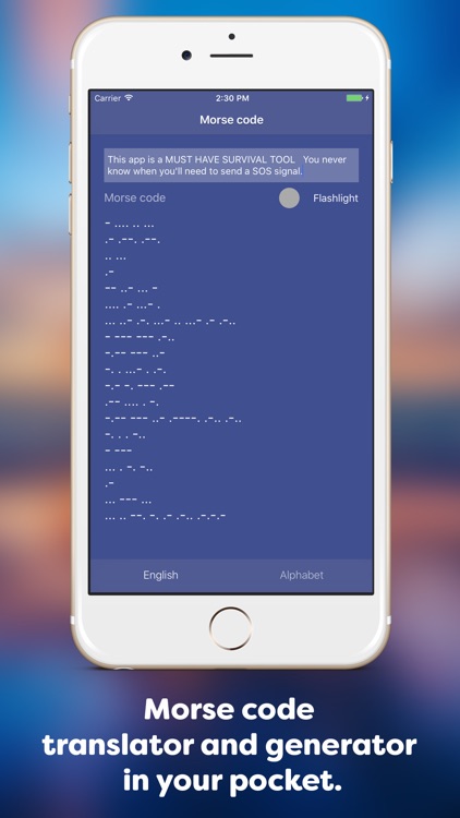 Morse Code translator & generator