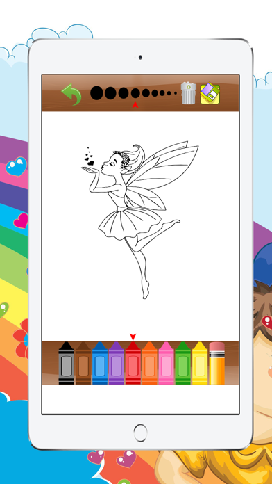 How to cancel & delete Little Princess Games Coloring Book for Girls from iphone & ipad 3