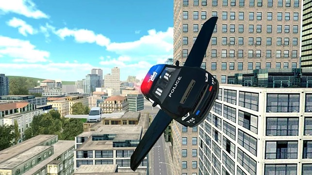 Fly-ing Police Car Sim-ulator 3D(圖3)-速報App