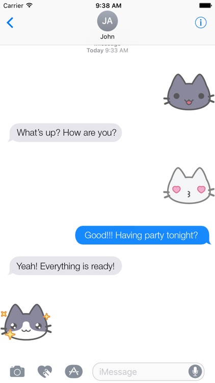 Anime Cat Stickers - 80+ Anime Cat Emoji