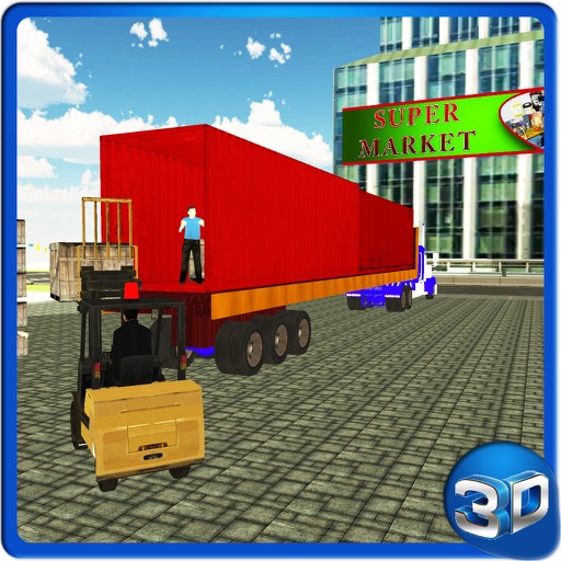Supermarket Transporter Truck & Driving Simulator icon