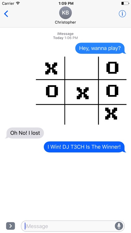 Tic-Tac-Toe Stickers