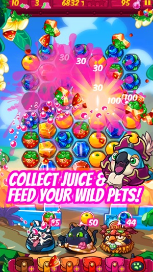 Juicy Gems Fruit Slicing Match-3 Puzzle(圖4)-速報App