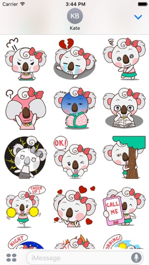 Qumi the cute koala for iMessage Sticker(圖2)-速報App