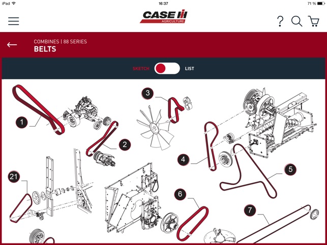 Case IH Harvesting parts(圖3)-速報App