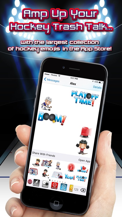 Hockey Emojis Nation - 90+ HD Ice Hockey Emojis