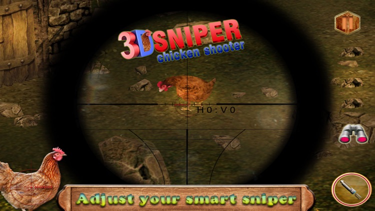 3D Sniper Chicken Shooter