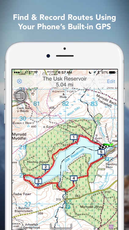 Outdoors GB: 15 National Parks and Offline OS Maps