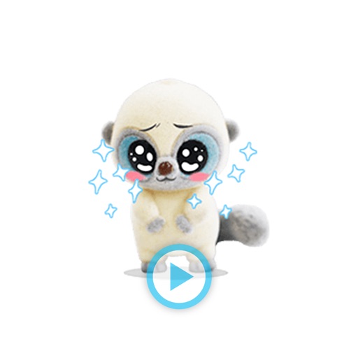 Talking Cotton Animals - Animated Stickers icon