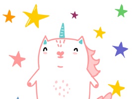 A sticker pack with the Unikitty, the most awesome Kitty of them all