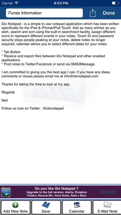iDo Notepad (Diary/Journal)