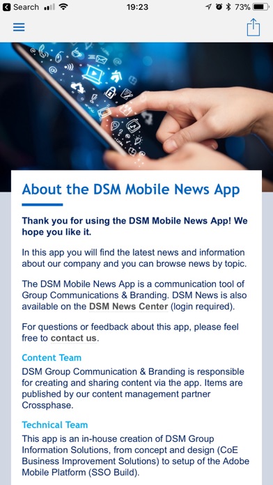 DSM News App screenshot 2