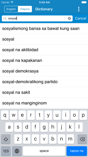 Filipino to English,English to Filipino Dictionary(圖2)-速報App