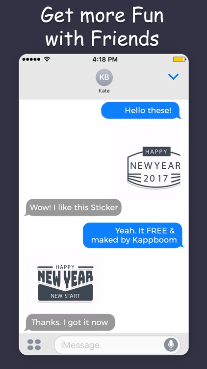 New Year 2017 Stamps by Kappboom