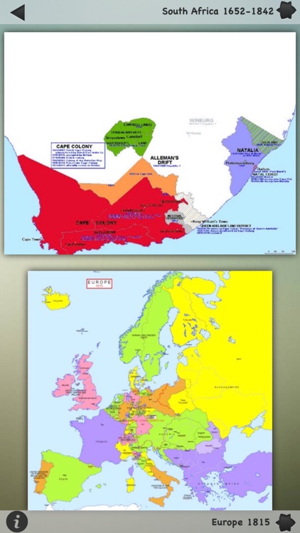 World Historical and Political Maps