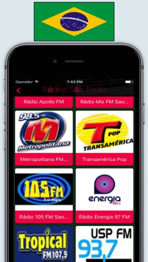 Radios Brasil Online - Estações de Rádio Ao Vivo(圖3)-速報App